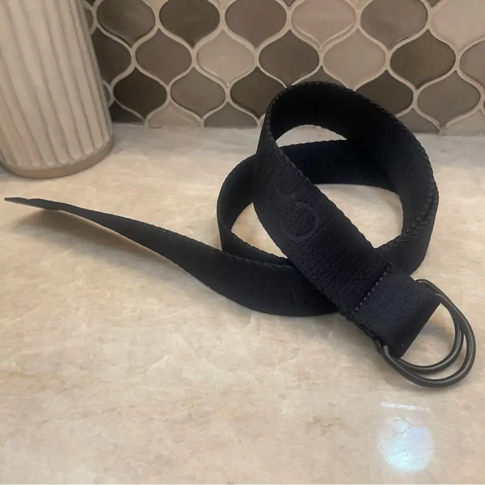 Mens Calvin Klein Jeans Navy Blue Canvas Belt W32